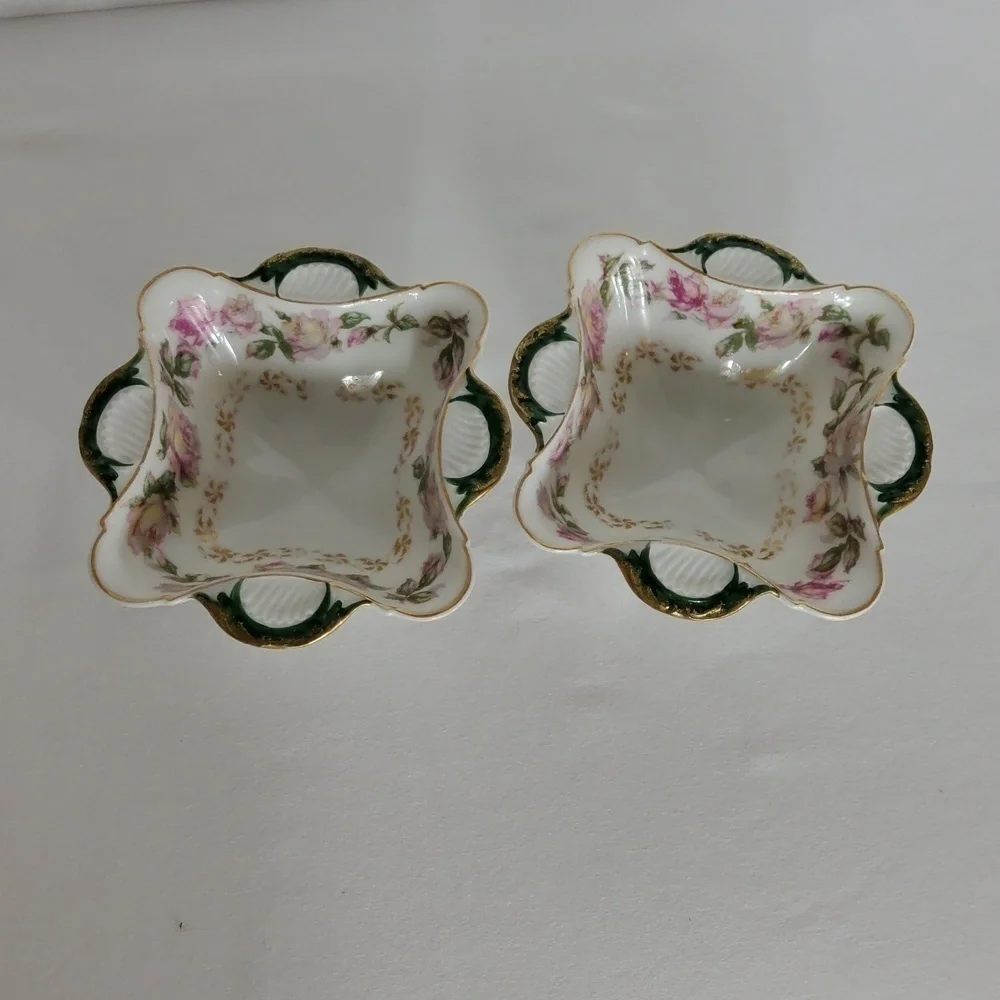 Haviland France Wright Tyndale Van Roden Set of 2 relish dish.